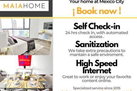 Rivera Maiahome-Hermoso Apt En Polanco Cerca Antara - 2Br 2Bt メキシコシティ エクステリア 写真